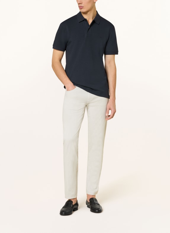 BOSS Piqué-poloskjorte PALLAS Regular Fit SORT