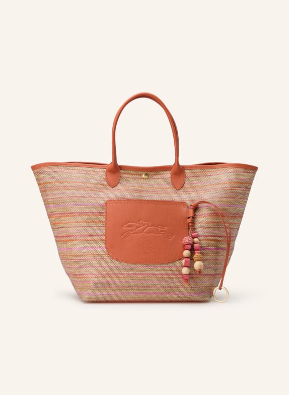 LONGCHAMP Shopper LE PLIAGE COLLECTION LARGE DUNKELORANGE / ROSA / BEIGE