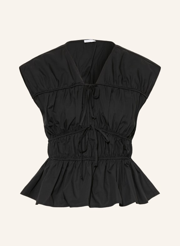 MRS & HUGS Blusentop SCHWARZ