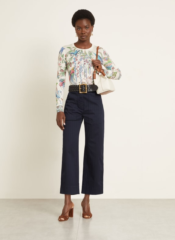 ETRO 7/8-broek DONKERBLAUW