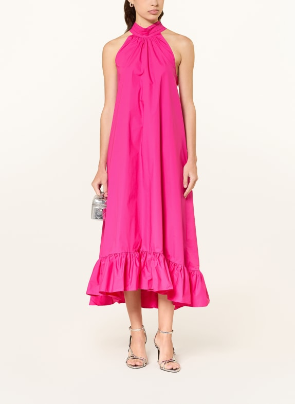 ANNA's Šaty s volány FUCHSIOVÁ