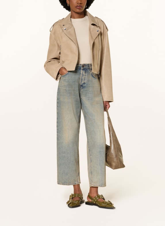 HAIKURE Cropped jeans BETTY L0914 EARTH BLUE