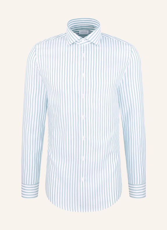 seidensticker Hemd Regular Fit GRÜN / WEISS