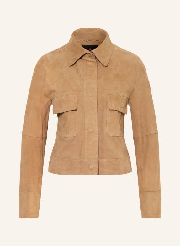 PEUTEREY Lederjacke ERA CAMEL