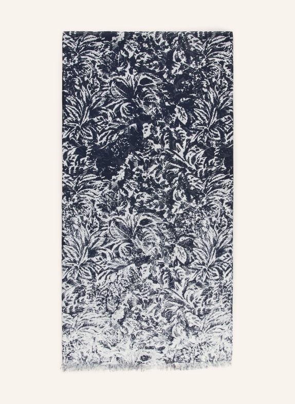 windsor. Schal DUNKELBLAU / WEISS