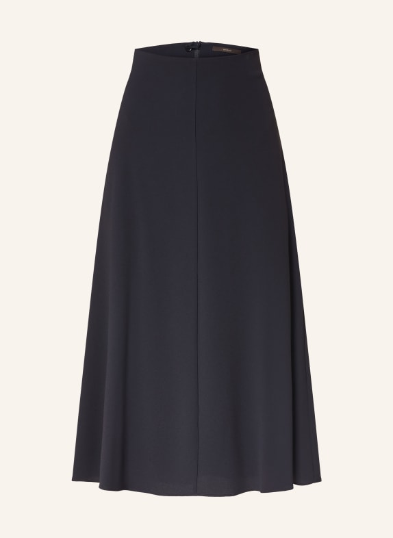 windsor. saténová sukně TMAVĚ MODRÁ