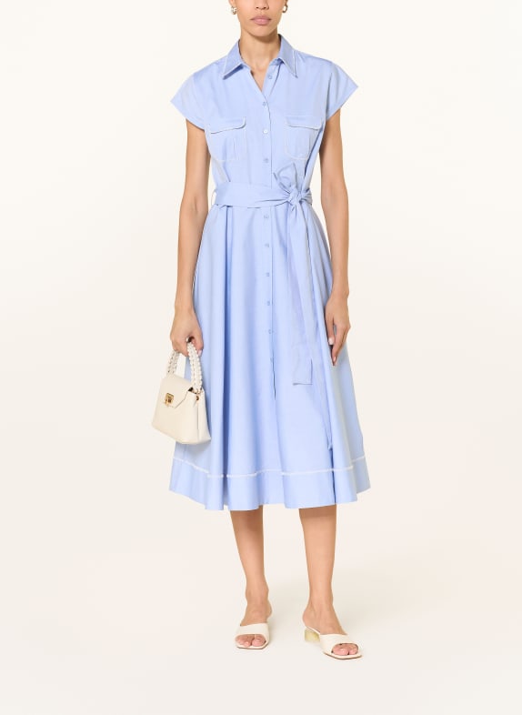 (THE MERCER) N.Y. Košilové šaty TMAVĚ MODRÁ