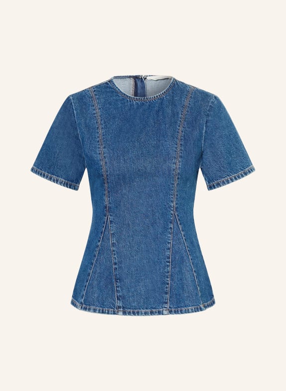 MSCH COPENHAGEN Džínová košile MSCHTURIG ALENA MODRÁ