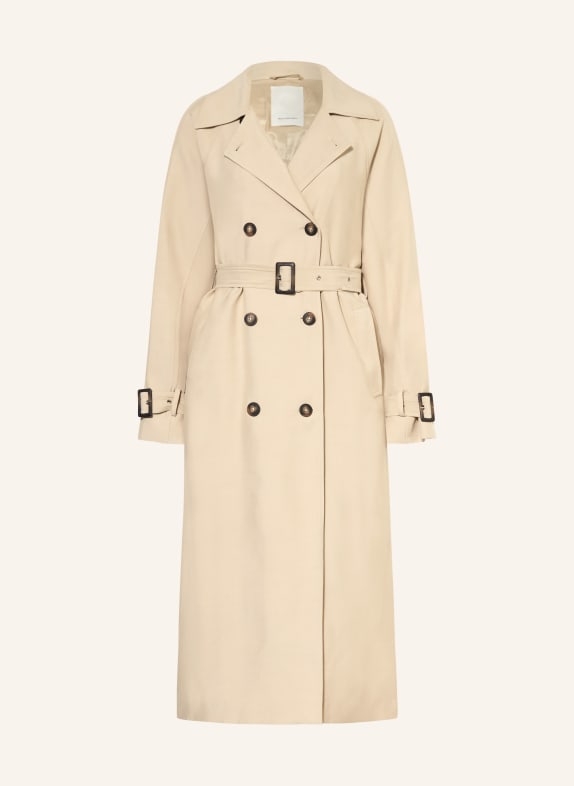 MSCH COPENHAGEN Trenchcoat MSCHANTONELLA BÉŽOVÁ