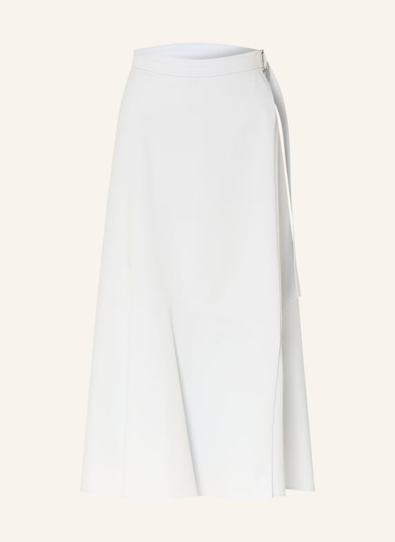 BOSS Sukně VULERAN s překříženým střihem TMAVĚ MODRÁ