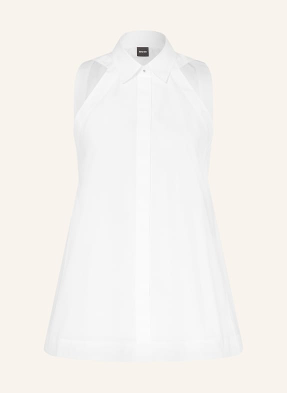 BOSS Blůza BECOLA BÍLÁ