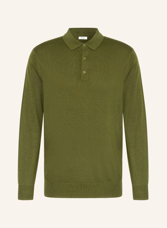 PAUL Strick-Poloshirt KHAKI
