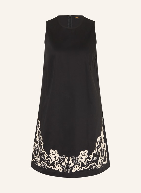 BOSS Robe DEMBROLAI NOIR / BEIGE