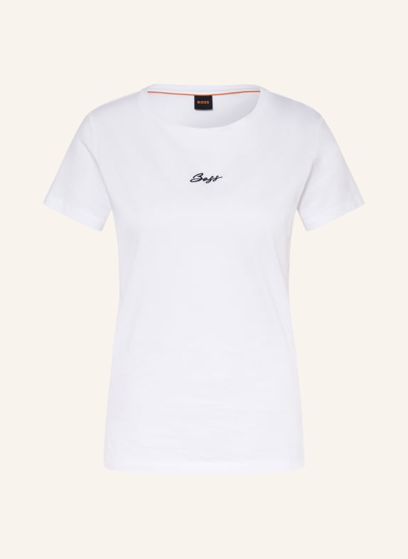 BOSS Tričko ELOVE BÍLÁ