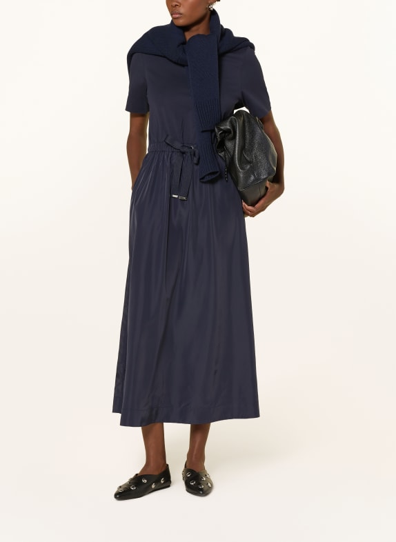 oui Robe en mélange de matières BLEU FONCÉ