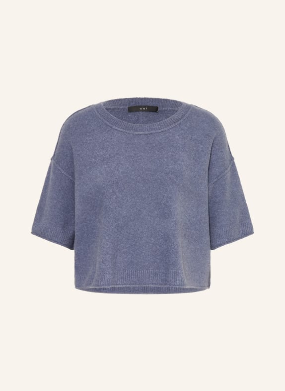 oui pull en maille BLEU