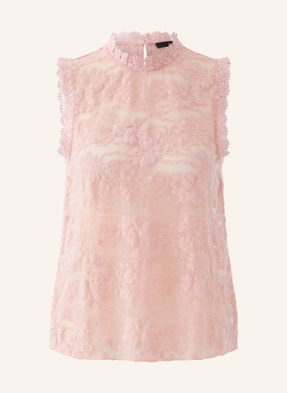 oui krajkové topy RŮŽOVÁ