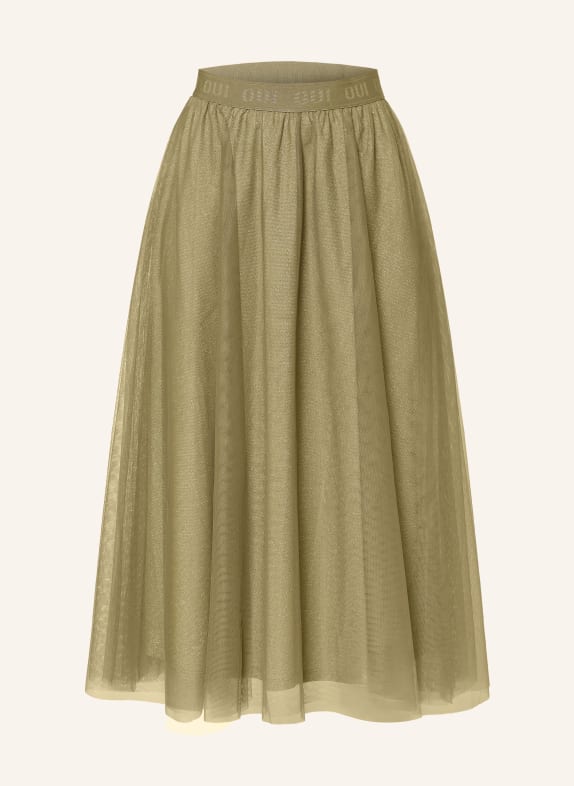 oui tylová sukně OLIVOVÁ