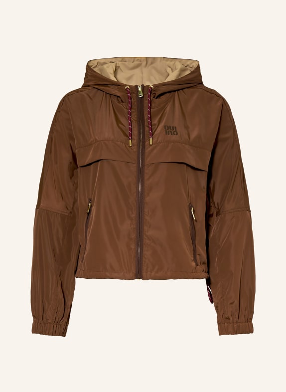 oui jacket BROWN / LIGHT BROWN