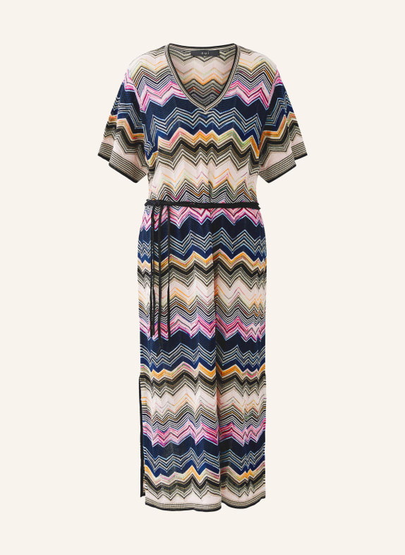 oui Strickkleid mit Glitzergarn ROSA / DUNKELGELB / DUNKELBLAU