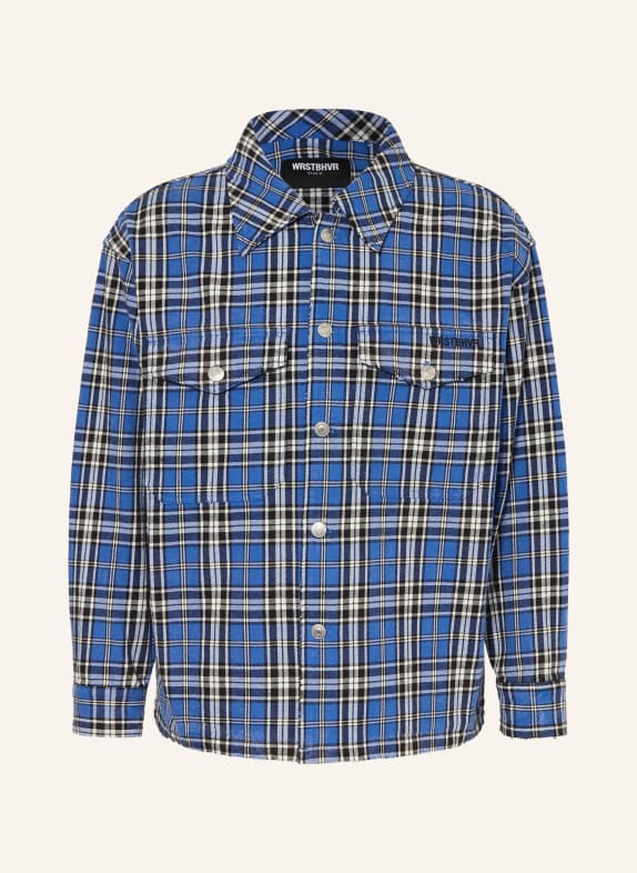 WRSTBHVR Koszula CAIUS Comfort Fit NIEBIESKI / BIAŁY / CZARNY