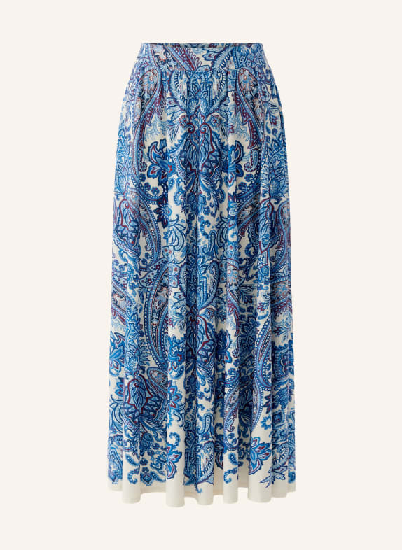 oui Sukně MODRÁ / TMAVĚ ČERVENÁ / BÍLÁ