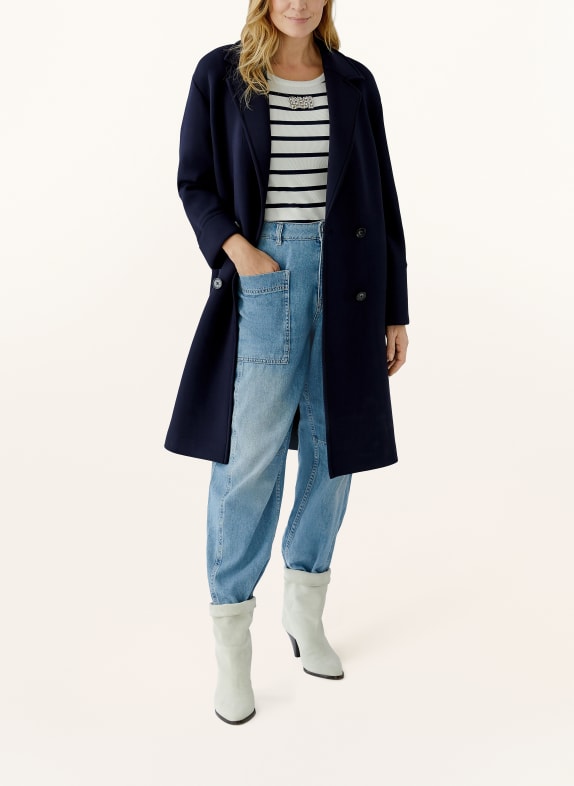 oui plášť TMAVĚ MODRÁ