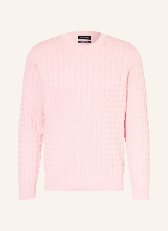 STROKESMAN'S svetr RŮŽOVÁ