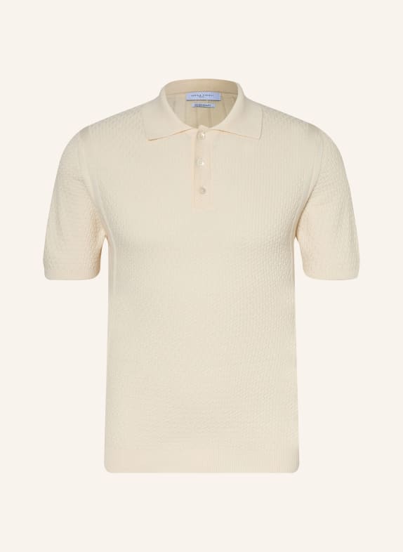 DANIELE FIESOLI Strick-Poloshirt CREME