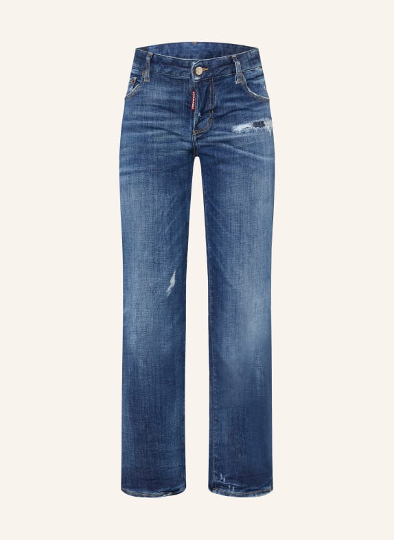 DSQUARED2 Destroyed Jeans JENNA 470 NAVY BLUE