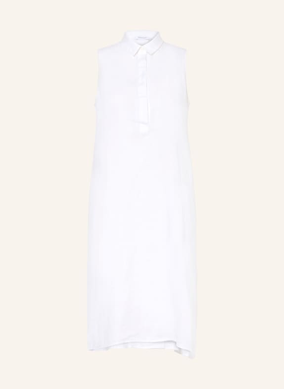 Soluzione Linen shirt dress WHITE