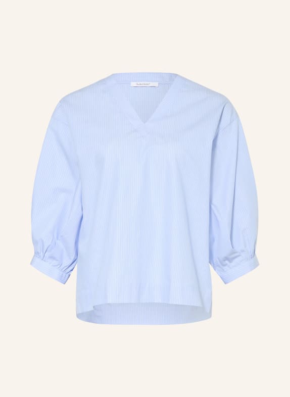 Soluzione Blůza s 3/4 rukávem TMAVĚ MODRÁ / BÍLÁ