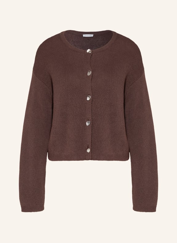 MRS & HUGS svetr TMAVĚ HNĚDÁ