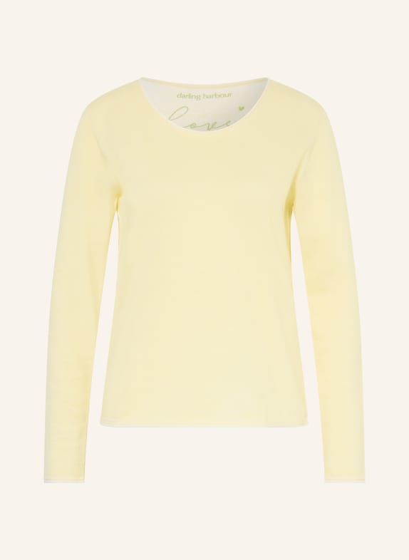 darling harbour Pullover lemon / white