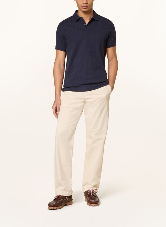 Barbour Jersey-poloskjorte HARWELL MØRKEBLÅ