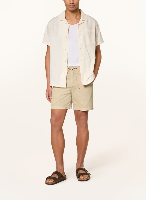 Barbour Shorts OXFORD Relaxed Fit BEIGE