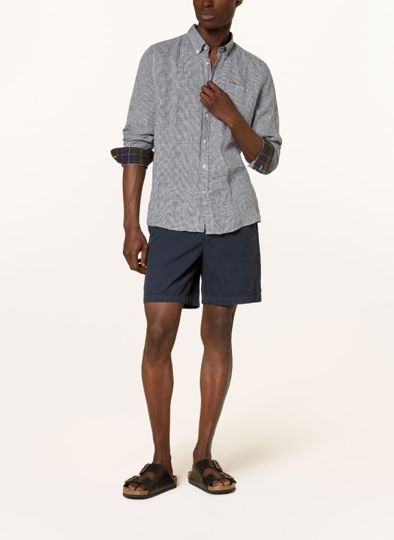 Barbour Shorts OXFORD Relaxed Fit DONKERBLAUW