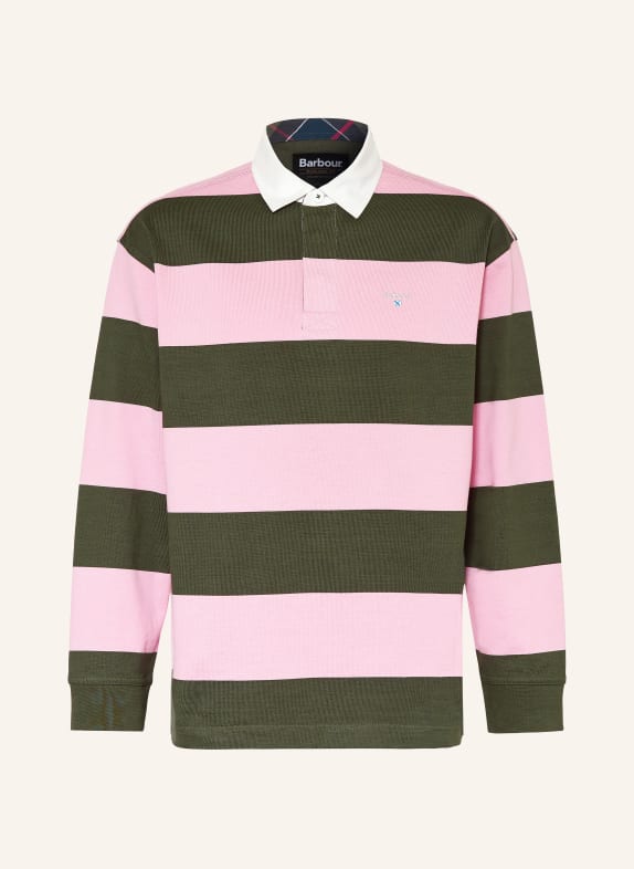Barbour Maillot de rugby BROOME ROSE / KAKI