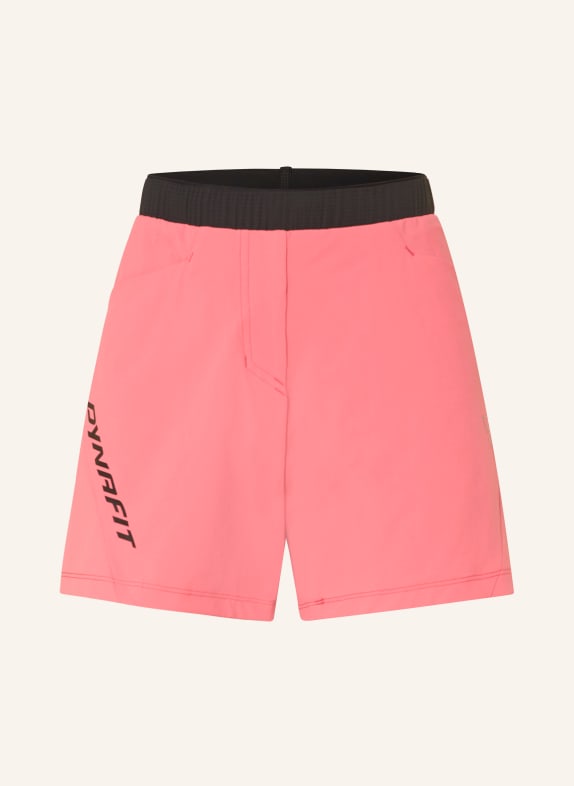 DYNAFIT Trekkingové šortky TRAVERSE HYBRID SVĚTLE ČERVENÁ / ČERNÁ