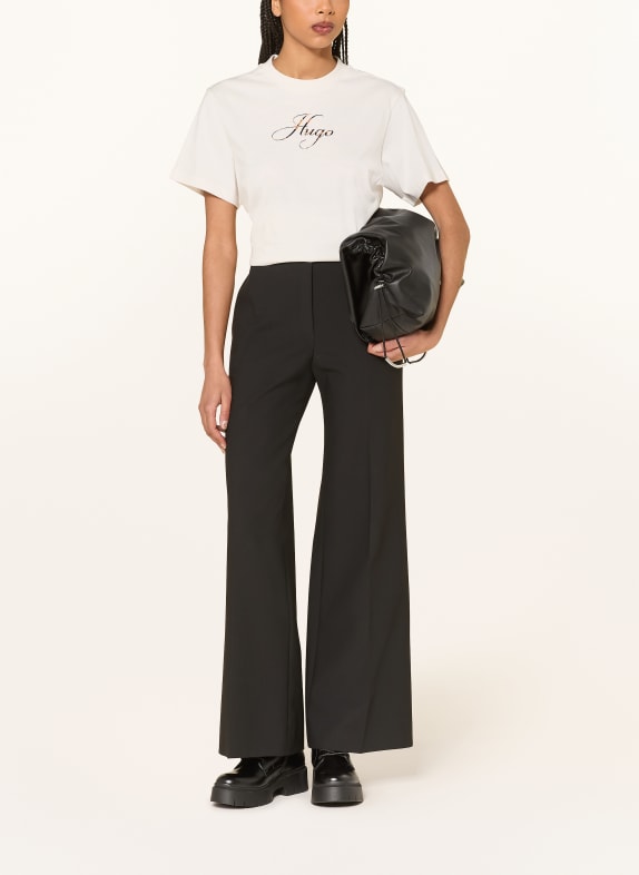 HUGO T-shirt VINTAGE TEE ECRU