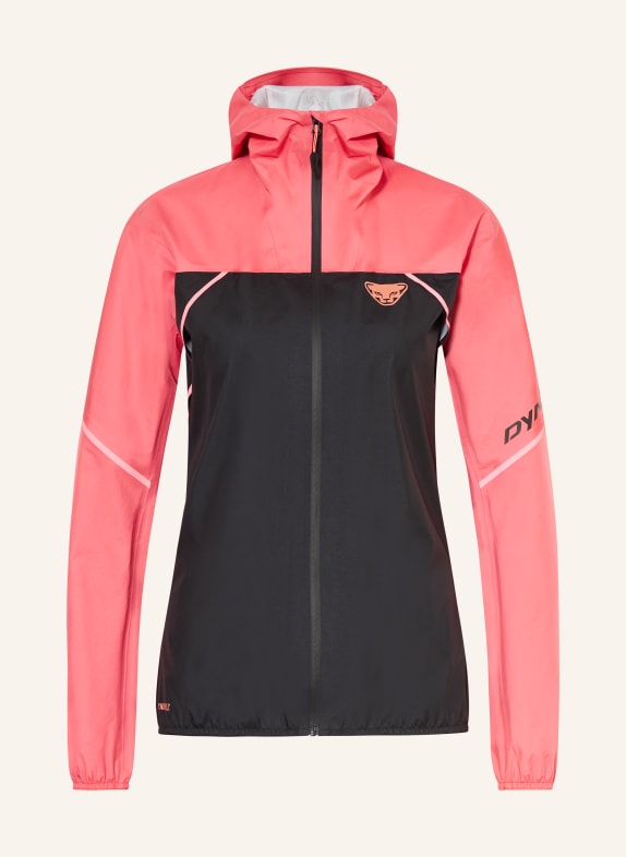 DYNAFIT Funkční bunda ALPINE 3L ČERNÁ / SVĚTLE ČERVENÁ