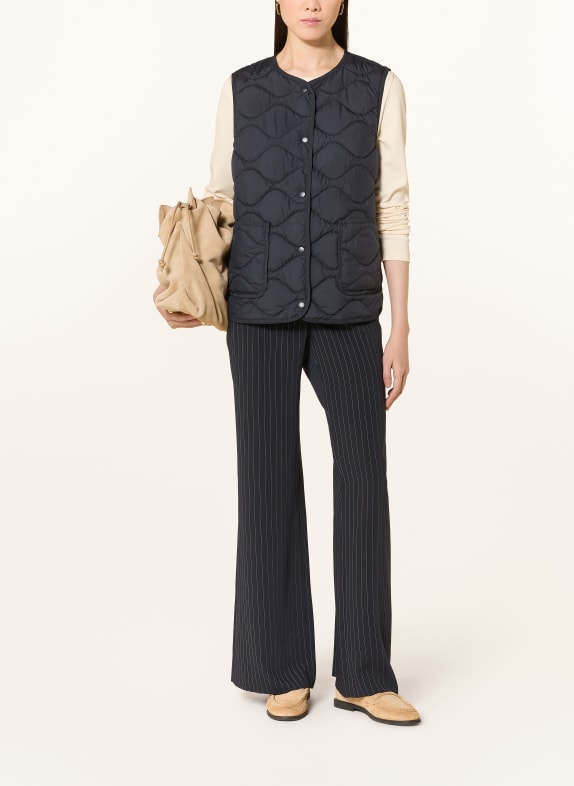 FUCHS SCHMITT gilet matelassé BLEU FONCÉ