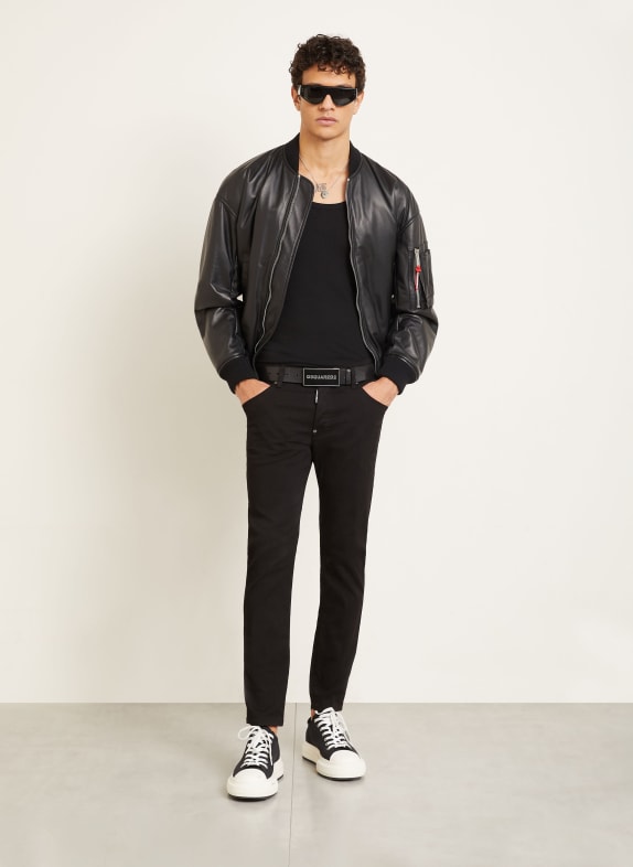 DSQUARED2 Džíny SKATER Slim Fit 900 BLACK