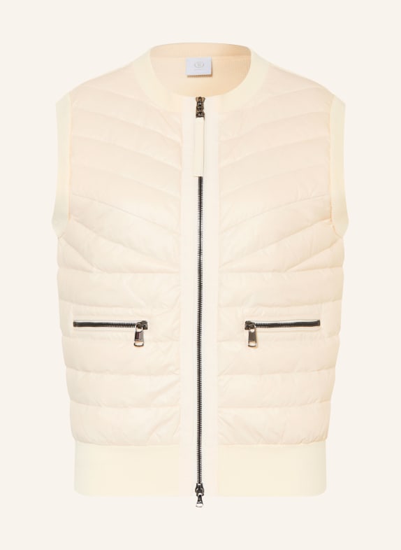 BOGNER Peřová vesta ZIRA z kombinace materiálů REŽNÁ