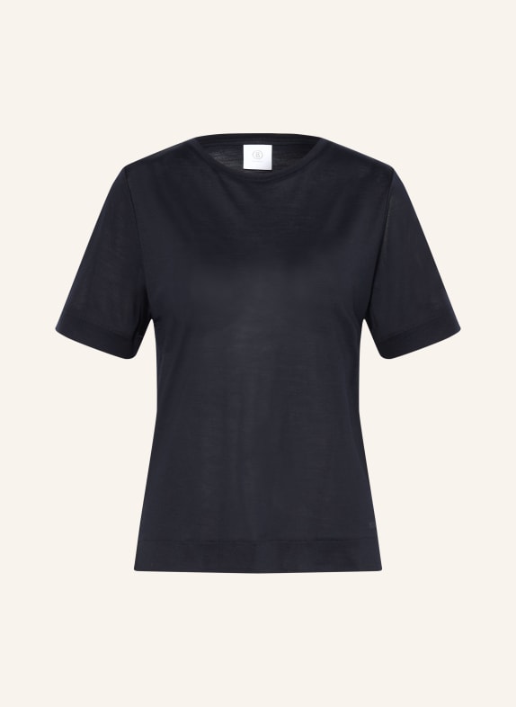 BOGNER T-shirt SIENNA en soie BLEU FONCÉ
