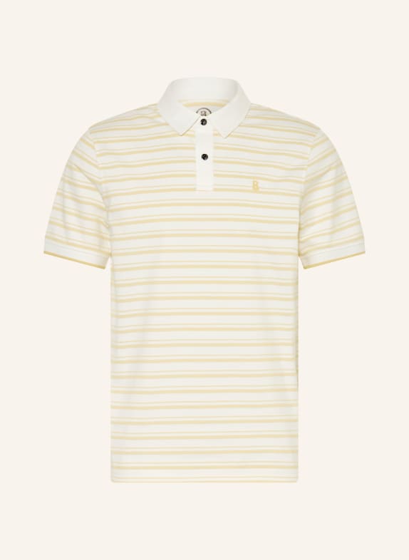 BOGNER Piqué-Poloshirt TIMO Regular Fit HELLGELB / WEISS