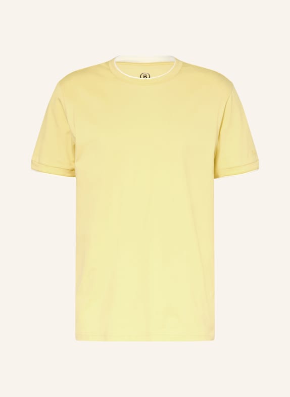 BOGNER T-Shirt RYAN-2 GELB / WEISS