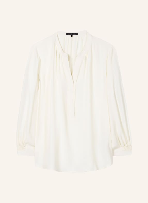 LUISA CERANO Halenka s hedvábím KRÉMOVÁ