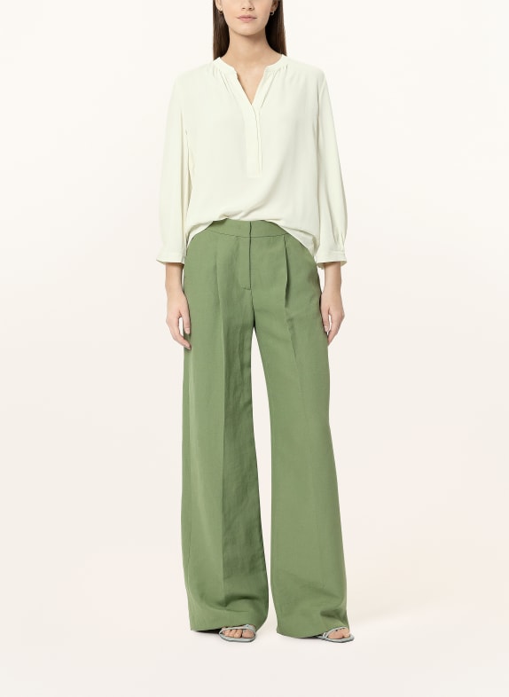 LUISA CERANO Blouse met zijde LICHTGROEN