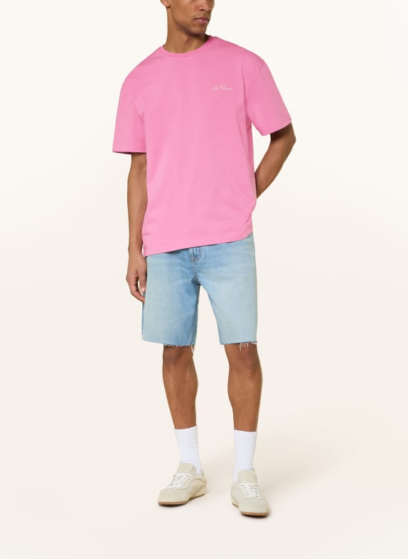 LES DEUX T-shirt CREW ROZE